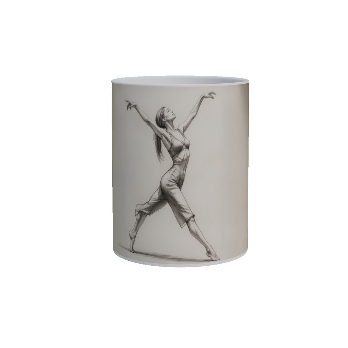 Taza con Bailarina en Danza