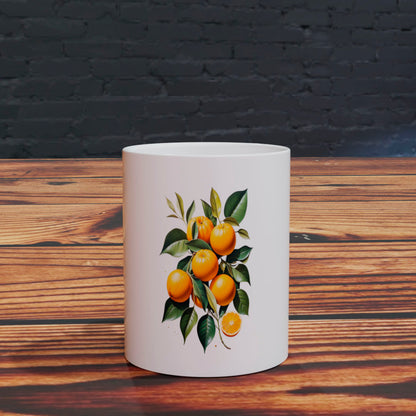 Frescura Cítrica: Taza de Naranjas