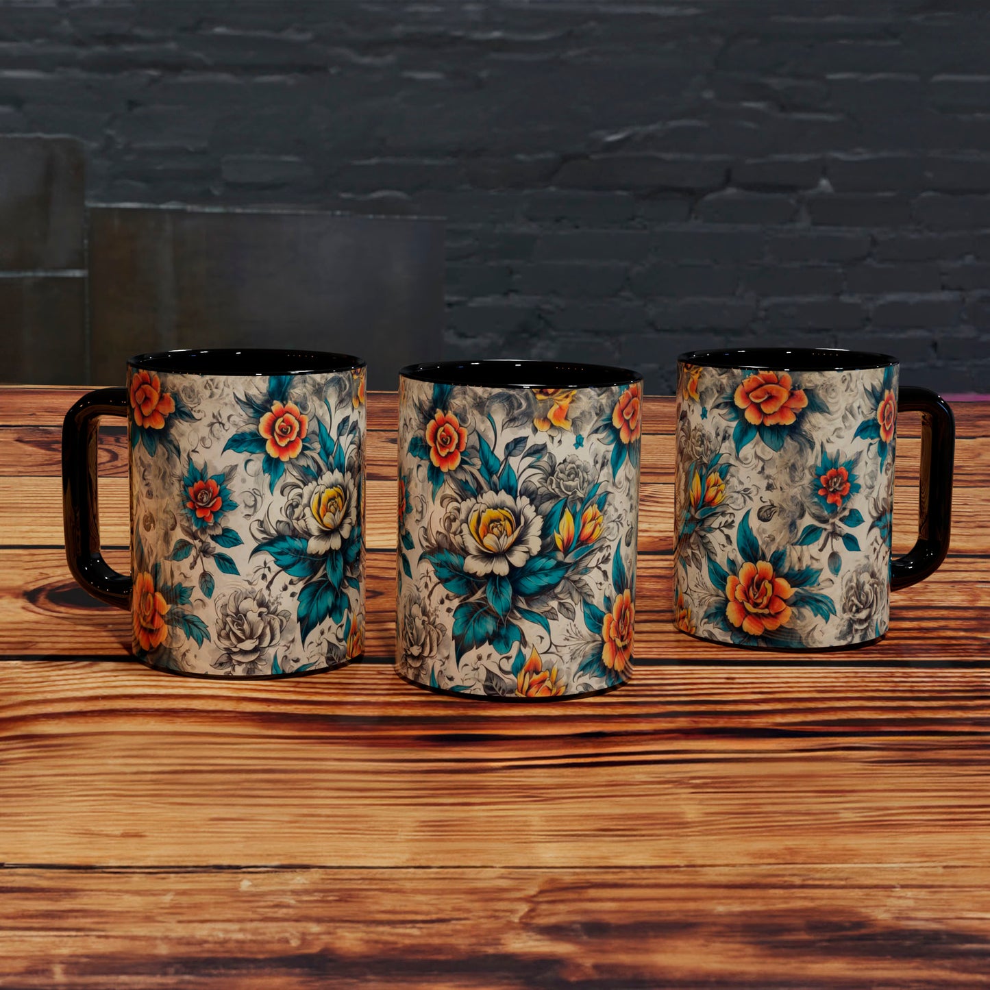 Taza de Flores Artísticas BBM