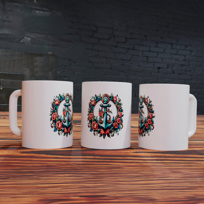 Taza Ancla y Rosas