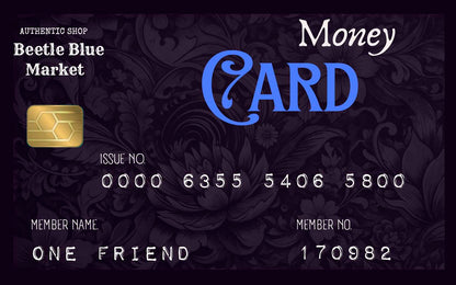 Tarjeta Regalo Money Card de Beetle Blue Market