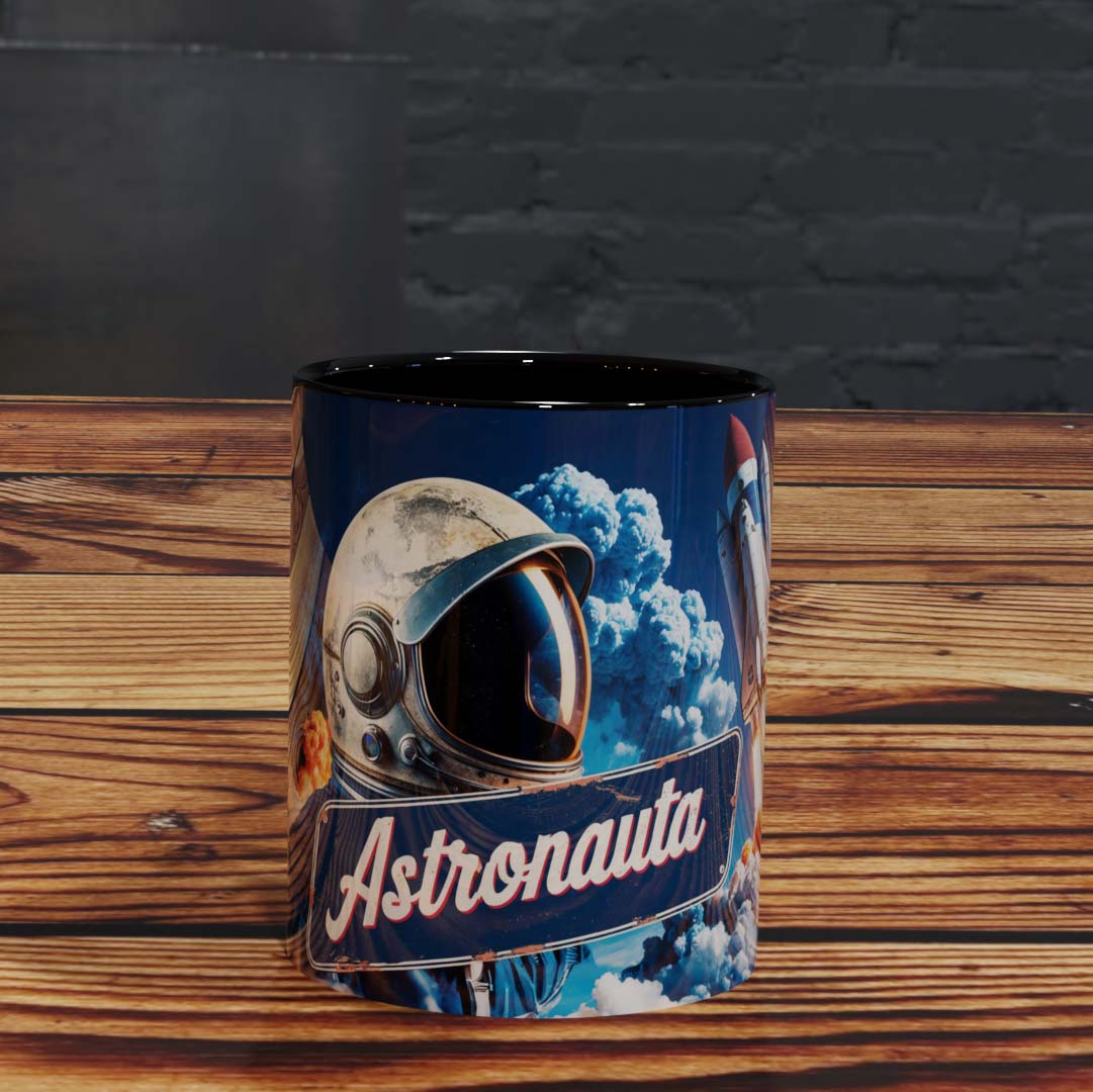 Taza de Astronauta: Conquista el Espacio