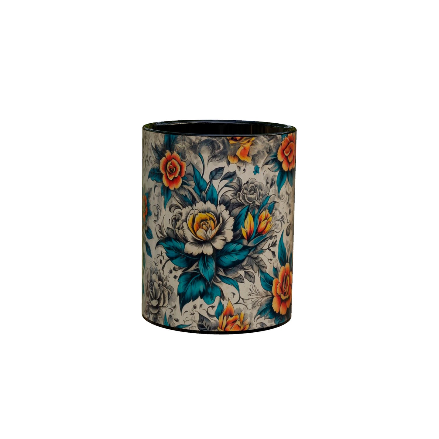 Taza de Flores Artísticas BBM