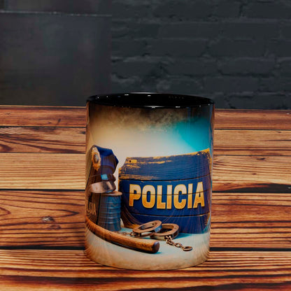 Taza de Policía - Protege y Sirve