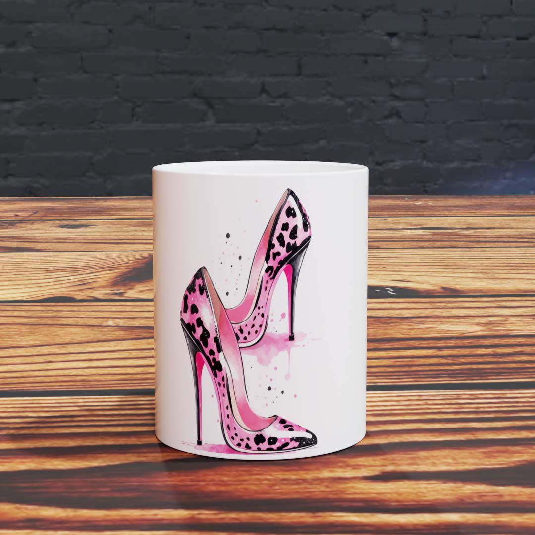 Taza Tacones Leopardo