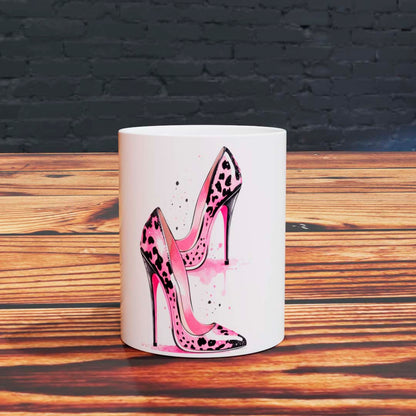 Taza Tacones Leopardo