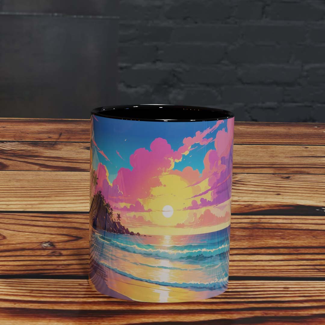 Taza de Atardecer Tropical