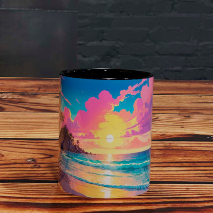 Taza de Atardecer Tropical