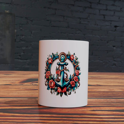 Taza Ancla y Rosas