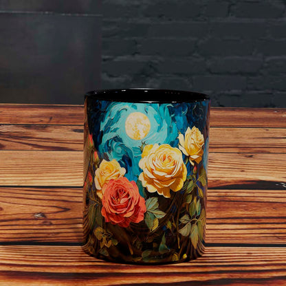 Taza Nocturna de Rosas