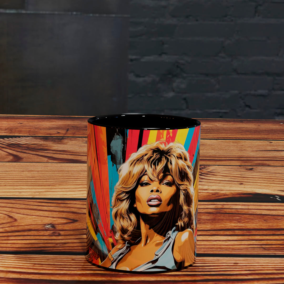 Taza Tributo Tina: Reina del Rock and Roll