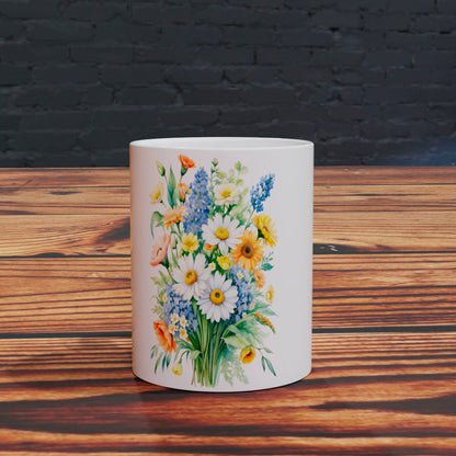 Taza con Flores Silvestres