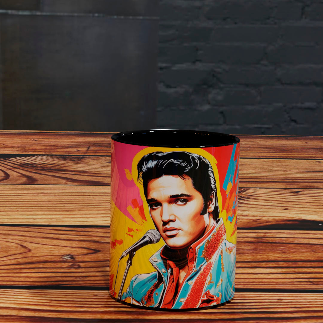 Taza Tributo Elvis , El Rey