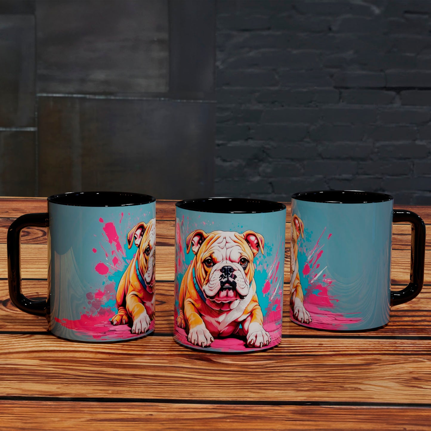 Bulldog Ingles Pink & Blue BBM