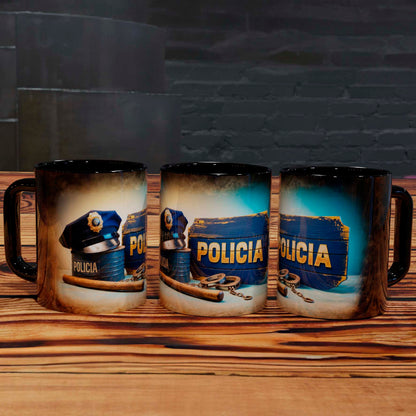 Taza de Policía - Protege y Sirve