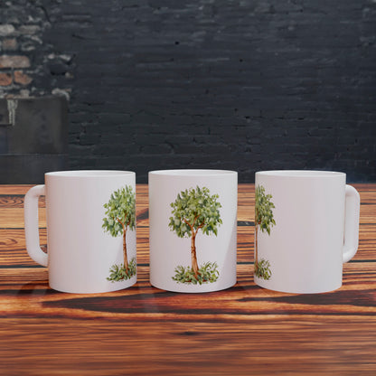 Taza con Acuarela de Árbol